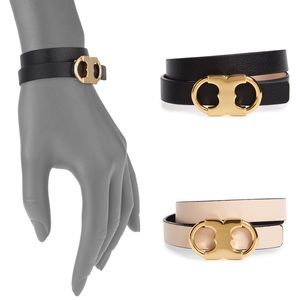 Tory Burch Gemini Link Reversible Wrap Bracelet